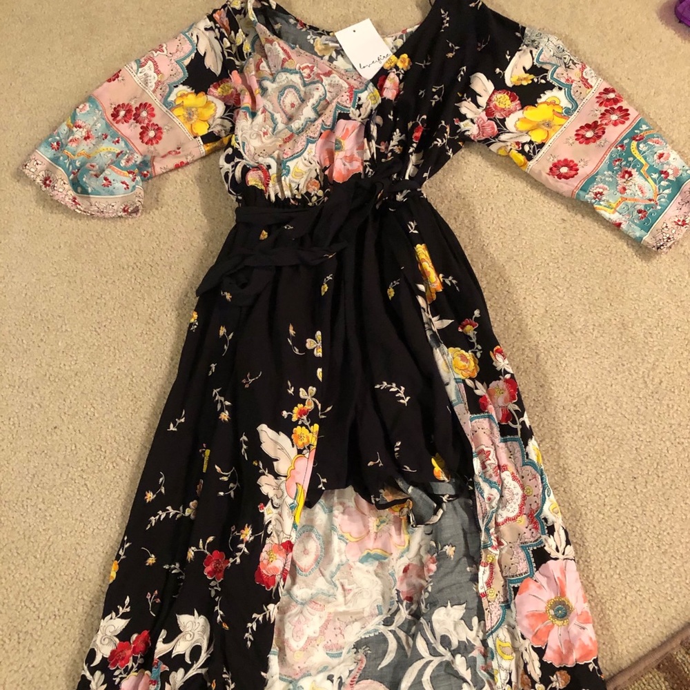 Floral patterned romper